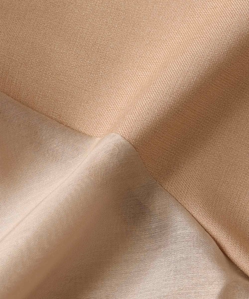 Jines（ジネス）の「シアースリーブピンタックワンピース（ワンピース・レディース・ブラウン/ベージュ・38）」の10枚目の写真