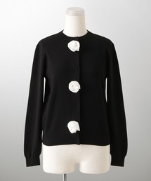 バラモチーフ ニット カーディガン HUIT