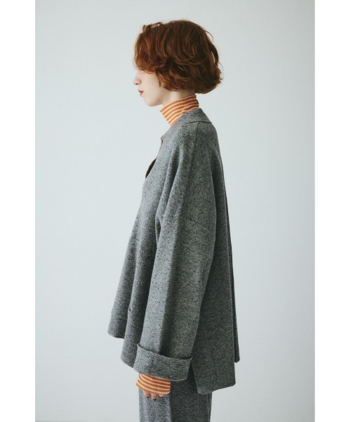HeRIN.CYE（ヘリンドットサイ）の「Nep pullover knit tops　　ネッププルオーバーニットトップス（ニット/セーター・レディース・ブラウン/ネイビー/グレー・FREE）」の9枚目の写真