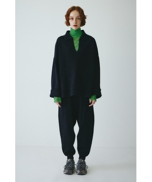 HeRIN.CYE（ヘリンドットサイ）の「Nep pullover knit tops　　ネッププルオーバーニットトップス（ニット/セーター・レディース・ブラウン/ネイビー/グレー・FREE）」の17枚目の写真