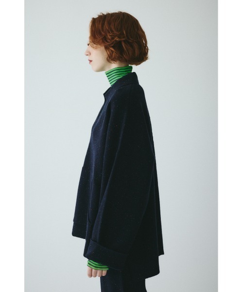 HeRIN.CYE（ヘリンドットサイ）の「Nep pullover knit tops　　ネッププルオーバーニットトップス（ニット/セーター・レディース・ブラウン/ネイビー/グレー・FREE）」の18枚目の写真