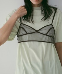 anuke（アンヌーク）の「Bicolor Tulle Bratop（その他トップス）」