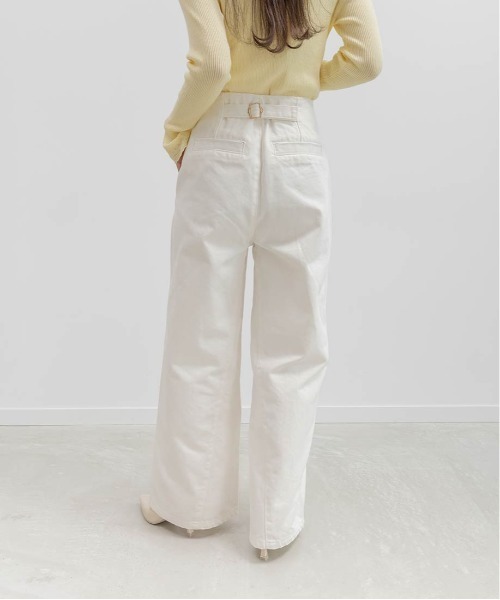 RANDA(ランダ)の「マリンデニムワイドパンツ(デニムパンツ・レディース・ブルー/インディゴブルー・0/1)」の14枚目の写真