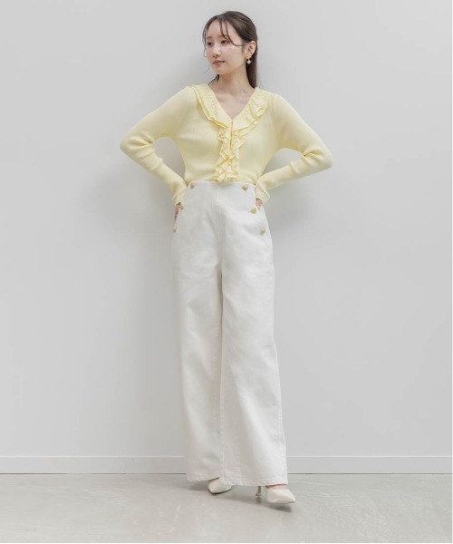 RANDA(ランダ)の「マリンデニムワイドパンツ(デニムパンツ・レディース・ブルー/インディゴブルー・0/1)」の17枚目の写真