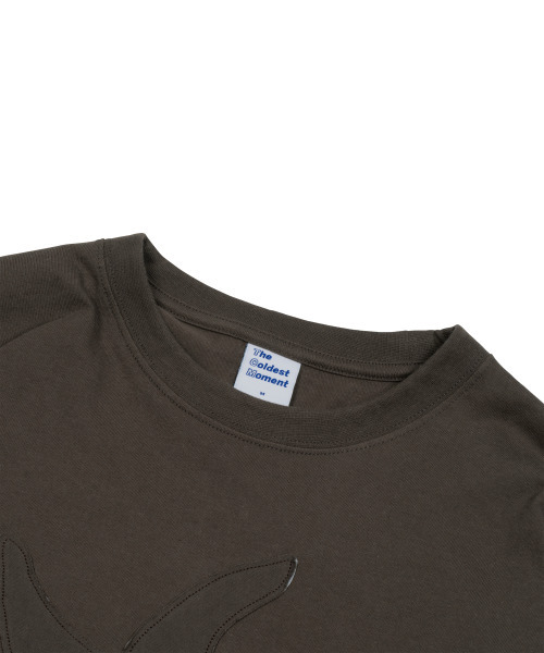 THECOLDESTMOMENT(ザコールデストモーメント)の「TCM vintage logo long sleeve (brown)(Tシャツ/カットソー・レディース・その他・MEDIUM/LARGE)」の4枚目の写真