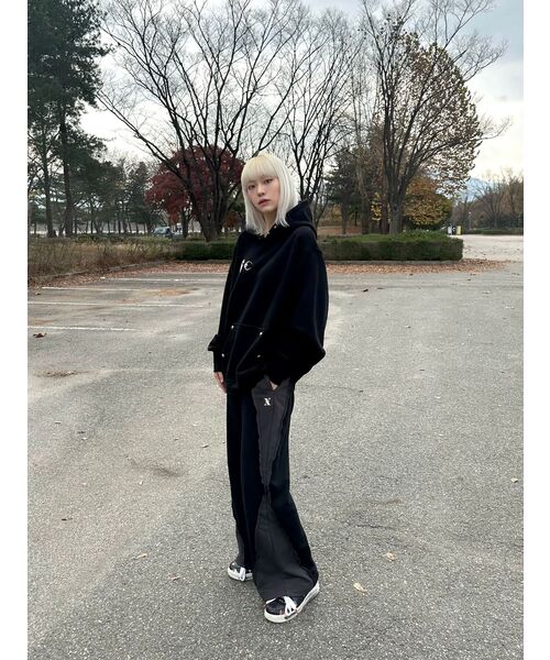 AVANDRESS(アバンドレス )の「Optical Side Wide Pants BLACK(スウェットパンツ・レディース・その他・MEDIUM/SMALL/X-SMALL/LARGE)」の21枚目の写真