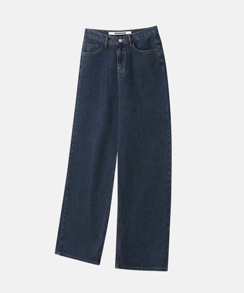 CHICKS(チックス)の「MWP モダンワイドデニムパンツ 中青(デニムパンツ・レディース・ブルー系その他・SMALL/MEDIUM/LARGE/X-LARGE)」の6枚目の写真