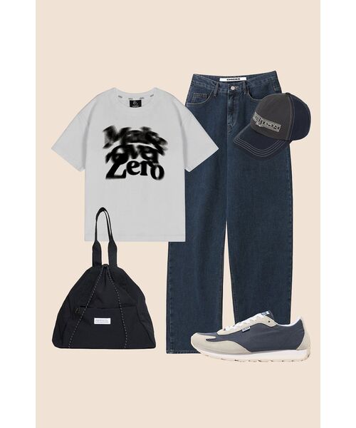 CHICKS(チックス)の「MWP モダンワイドデニムパンツ 中青(デニムパンツ・レディース・ブルー系その他・SMALL/MEDIUM/LARGE/X-LARGE)」の14枚目の写真