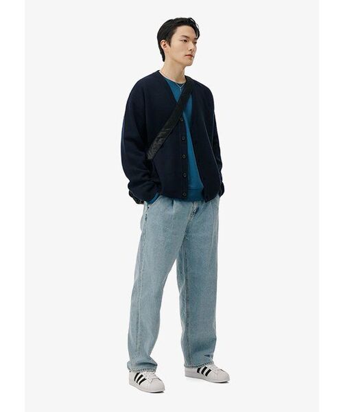MUSINSA STANDARD（ムシンサスタンダード）の「フラットテリーオーバーサイズスウェットシャツ[モロッカンブルー]（スウェット・メンズ・その他・MEDIUM/LARGE/X-LARGE/XX-LARGE/XXX-LARGE）」の8枚目の写真