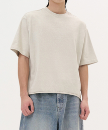 ピグメントクロップドTシャツ (ミュートアイボリー)