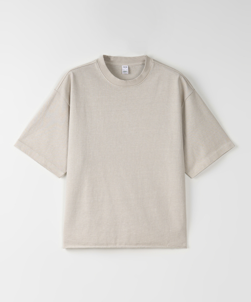 TOFFEE(トフィー)の「ピグメントクロップドTシャツ (ミュートアイボリー)(Tシャツ/カットソー・メンズ・その他・MEDIUM/LARGE/X-LARGE)」の2枚目の写真