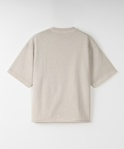 TOFFEE(トフィー)の「ピグメントクロップドTシャツ (ミュートアイボリー)(Tシャツ/カットソー・メンズ・その他・MEDIUM/LARGE/X-LARGE)」の3枚目の写真