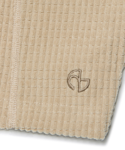 NOMANUAL（NOMANUAL）の「HEAVY WAFFLE HALF ZIP-UP - OATMEAL（Tシャツ/カットソー・レディース・その他・SMALL/MEDIUM/LARGE）」の6枚目の写真