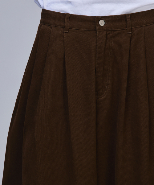 SCALLYWAG（スカリーワグ）の「スリタックメガワイドコットンパンツ[ブラウン]（その他パンツ・レディース・その他・SMALL/MEDIUM/LARGE/X-LARGE）」の9枚目の写真