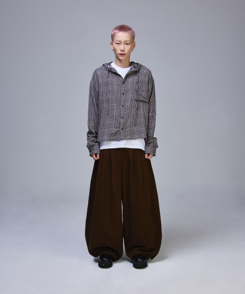 SCALLYWAG（スカリーワグ）の「スリタックメガワイドコットンパンツ[ブラウン]（その他パンツ・レディース・その他・SMALL/MEDIUM/LARGE/X-LARGE）」の11枚目の写真