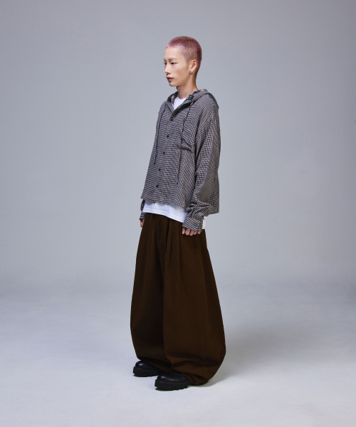 SCALLYWAG（スカリーワグ）の「スリタックメガワイドコットンパンツ[ブラウン]（その他パンツ・レディース・その他・SMALL/MEDIUM/LARGE/X-LARGE）」の13枚目の写真