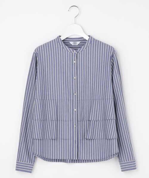 J.PRESS(ジェイプレス)の「ストライプジャージー フリル カットソー(Tシャツ/カットソー・レディース・ホワイト系1/ネイビー系1・T13)」の19枚目の写真