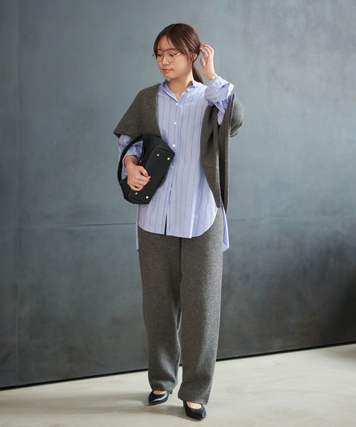 plage（プラージュ）の「R’IAM ストライプシャツ（シャツ/ブラウス・レディース・ホワイト/ブルー・FREE）」の12枚目の写真