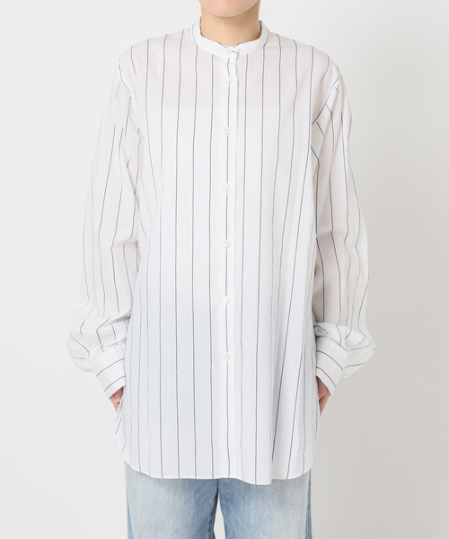plage（プラージュ）の「R’IAM ストライプシャツ（シャツ/ブラウス・レディース・ホワイト/ブルー・FREE）」の20枚目の写真