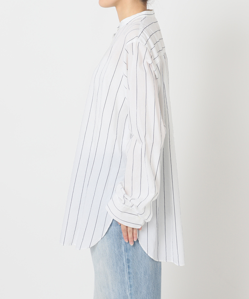 plage（プラージュ）の「R’IAM ストライプシャツ（シャツ/ブラウス・レディース・ホワイト/ブルー・FREE）」の21枚目の写真