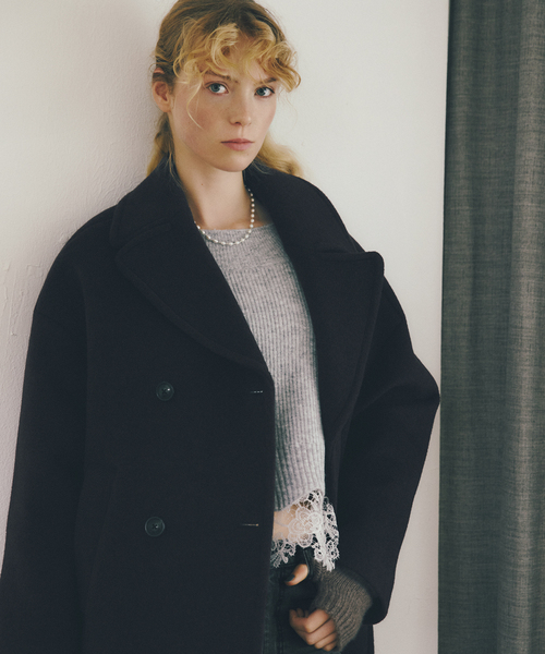 洗える】オフネックレースニット（ニット/セーター）｜La TOTALITE