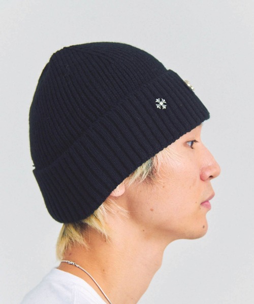 JACKROSE(ジャックローズ)の「UG-クロスニットCAP(ニットキャップ/ビーニー・メンズ・ホワイト/ブラック・FREE)」の19枚目の写真