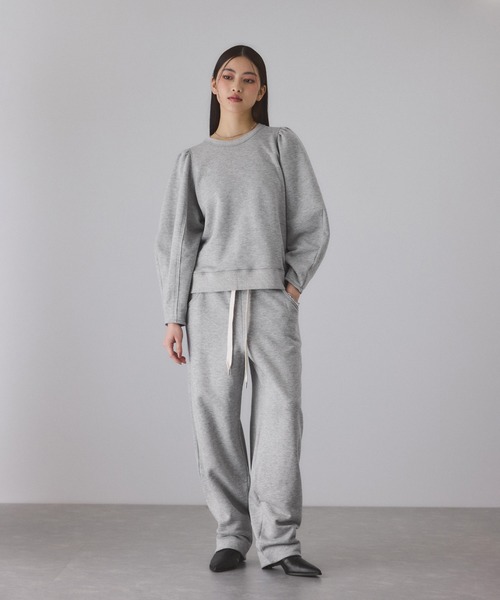 ADAM ET ROPE'（アダムエロペ）の「ウールミックスフォルムプルオーバー（スウェット・レディース・グレー/サックスブルー/ホワイト系その他6・FREE）」の4枚目の写真