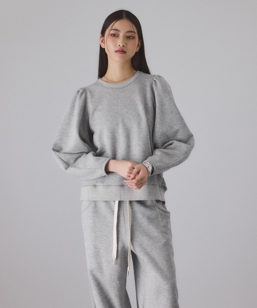 ADAM ET ROPE'（アダムエロペ）の「ウールミックスフォルムプルオーバー（スウェット・レディース・グレー/サックスブルー/ホワイト系その他6・FREE）」の9枚目の写真