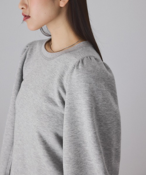 ADAM ET ROPE'（アダムエロペ）の「ウールミックスフォルムプルオーバー（スウェット・レディース・グレー/サックスブルー/ホワイト系その他6・FREE）」の10枚目の写真