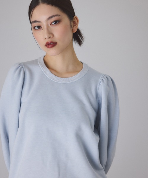 ADAM ET ROPE'（アダムエロペ）の「ウールミックスフォルムプルオーバー（スウェット・レディース・グレー/サックスブルー/ホワイト系その他6・FREE）」の13枚目の写真