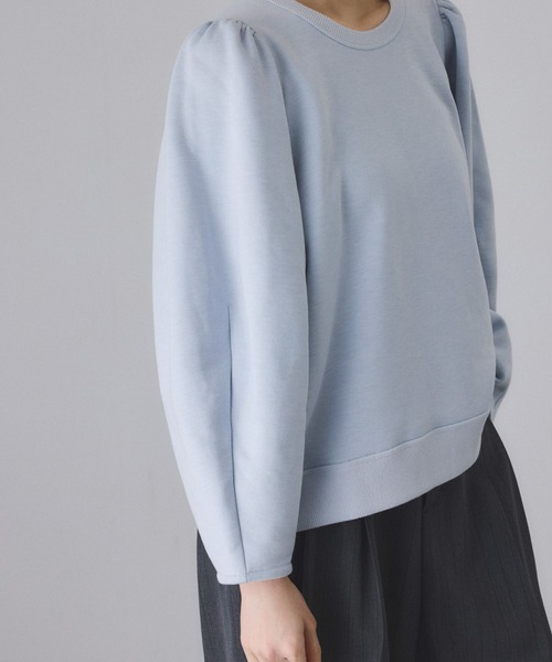 ADAM ET ROPE'（アダムエロペ）の「ウールミックスフォルムプルオーバー（スウェット・レディース・グレー/サックスブルー/ホワイト系その他6・FREE）」の14枚目の写真
