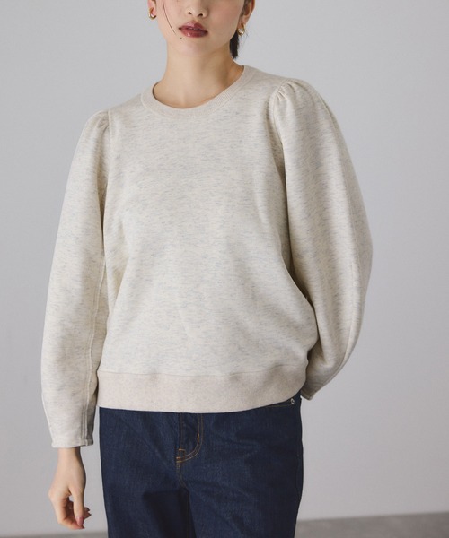 ADAM ET ROPE'（アダムエロペ）の「ウールミックスフォルムプルオーバー（スウェット・レディース・グレー/サックスブルー/ホワイト系その他6・FREE）」の15枚目の写真