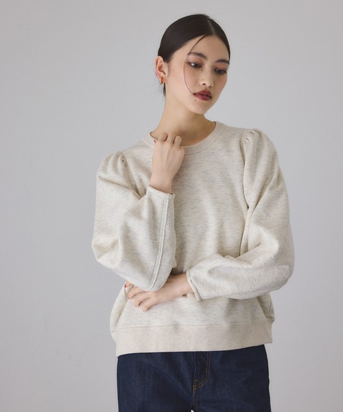 ADAM ET ROPE'（アダムエロペ）の「ウールミックスフォルムプルオーバー（スウェット・レディース・グレー/サックスブルー/ホワイト系その他6・FREE）」の16枚目の写真