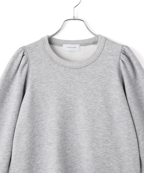 ADAM ET ROPE'（アダムエロペ）の「ウールミックスフォルムプルオーバー（スウェット・レディース・グレー/サックスブルー/ホワイト系その他6・FREE）」の20枚目の写真