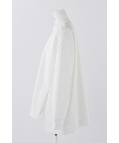 ENFOLD（エンフォルド）の「ダンボール スクエアBOXプルオーバー（Tシャツ/カットソー・レディース・ホワイト/ブラック・38）」の10枚目の写真