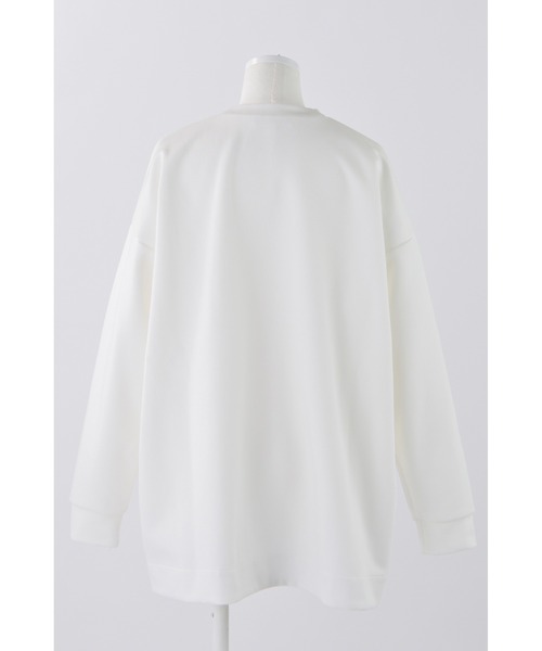 ENFOLD（エンフォルド）の「ダンボール スクエアBOXプルオーバー（Tシャツ/カットソー・レディース・ホワイト/ブラック・38）」の11枚目の写真