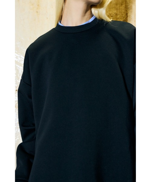 ENFOLD（エンフォルド）の「ダンボール スクエアBOXプルオーバー（Tシャツ/カットソー・レディース・ホワイト/ブラック・38）」の4枚目の写真