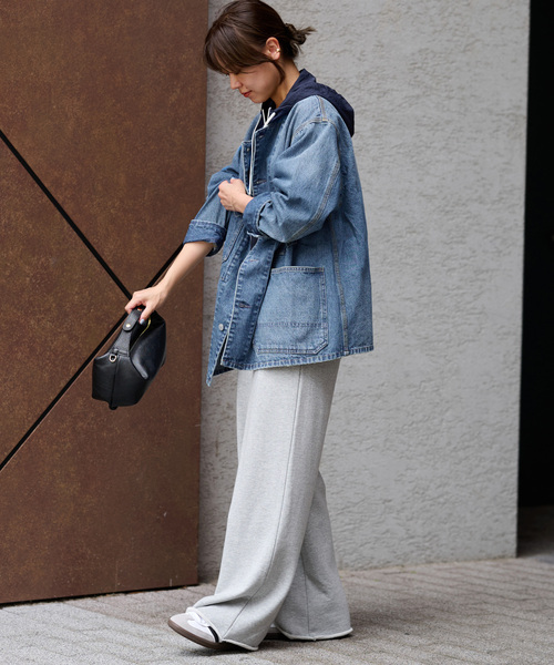 JOURNAL STANDARD relume（ジャーナルスタンダード　レリューム）の「《追加2》11.5ozデニムカバーオールジャケット（デニムジャケット・レディース・ブルー・38/36）」の16枚目の写真