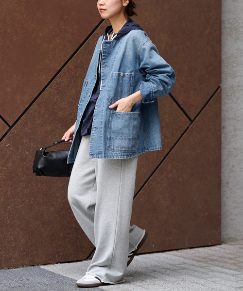 JOURNAL STANDARD relume（ジャーナルスタンダード　レリューム）の「《追加2》11.5ozデニムカバーオールジャケット（デニムジャケット・レディース・ブルー・38/36）」の17枚目の写真