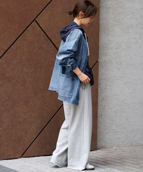 レリューム11.5ozデニムブルー カバーオール ジャケット JOURNAL STANDARD relume｜《追加 / 新色》11.5ozデニムカバーオール