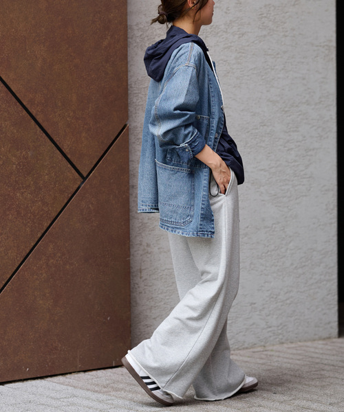 JOURNAL STANDARD relume（ジャーナルスタンダード　レリューム）の「《追加2》11.5ozデニムカバーオールジャケット（デニムジャケット・レディース・ブルー・38/36）」の19枚目の写真