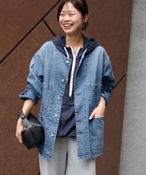追加2》11.5ozデニムカバーオールジャケット（デニムジャケット