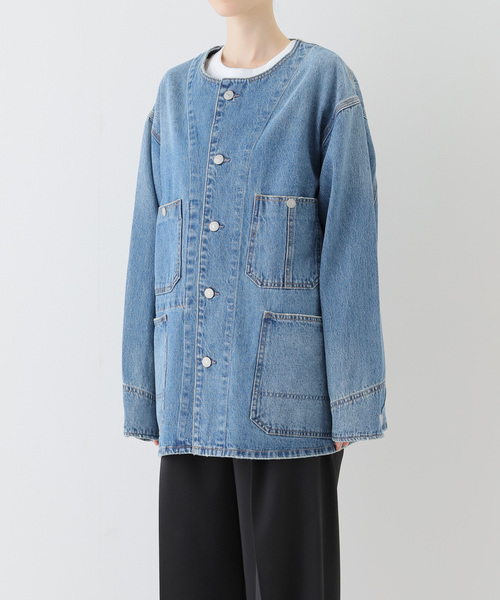 追加2》11.5ozデニムカバーオールジャケット（デニムジャケット