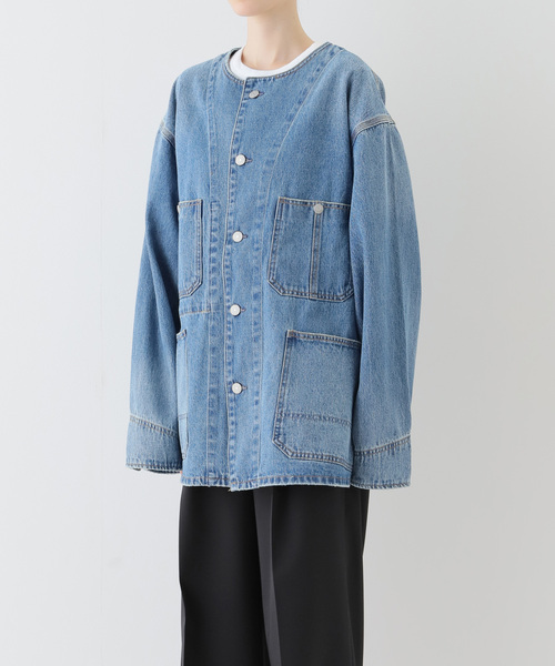 追加2》11.5ozデニムカバーオールジャケット（デニムジャケット