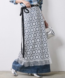 CHIC STYLE | レースオーバースカート＜大きいサイズ有＞シックスタイル(スカート)