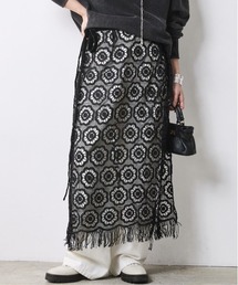 CHIC STYLE | レースオーバースカート<大きいサイズ有>シックスタイル(スカート)