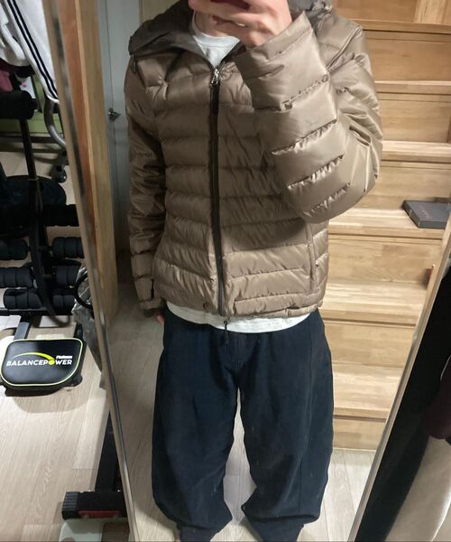 MOO(エムオーオー)の「チェック配色バルーンコットンパンツ - ネイビー(その他パンツ・メンズ・ネイビー・MEDIUM/LARGE)」の4枚目の写真