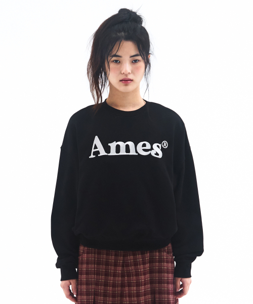 AMESWORLDWIDE（アメスワールドワイド）の「BASIC LOGO SWEATSHIRT BLACK（スウェット・メンズ・その他・SMALL/MEDIUM/LARGE）」の3枚目の写真