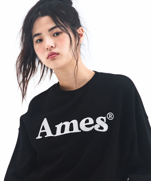 AMESWORLDWIDE（アメスワールドワイド）の「BASIC LOGO SWEATSHIRT BLACK（スウェット・メンズ・その他・SMALL/MEDIUM/LARGE）」の9枚目の写真