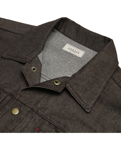 sortie(ソルティ)の「560 Type-2 Denim Trucker Jacket (Brown)(デニムジャケット・メンズ・その他・MEDIUM/LARGE/X-LARGE)」の3枚目の写真